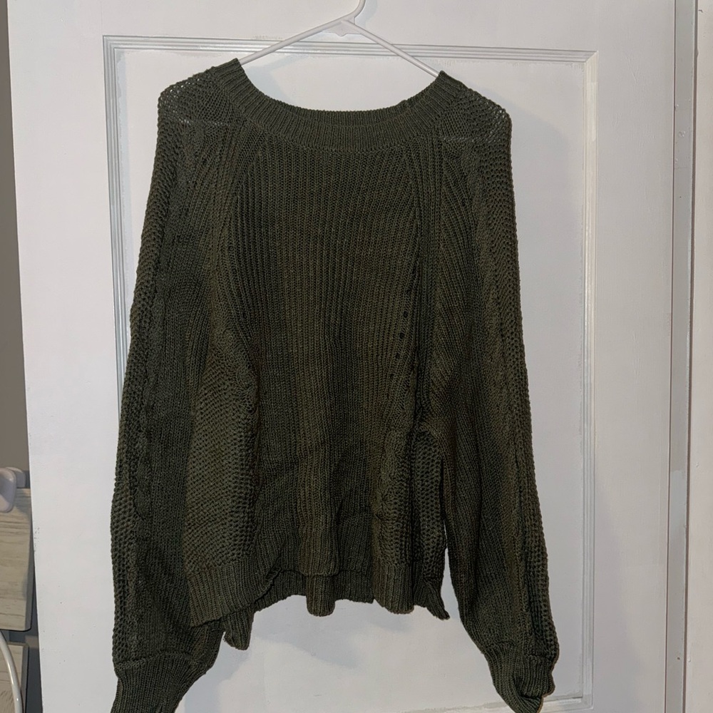 Olive Green Women's Sweater
